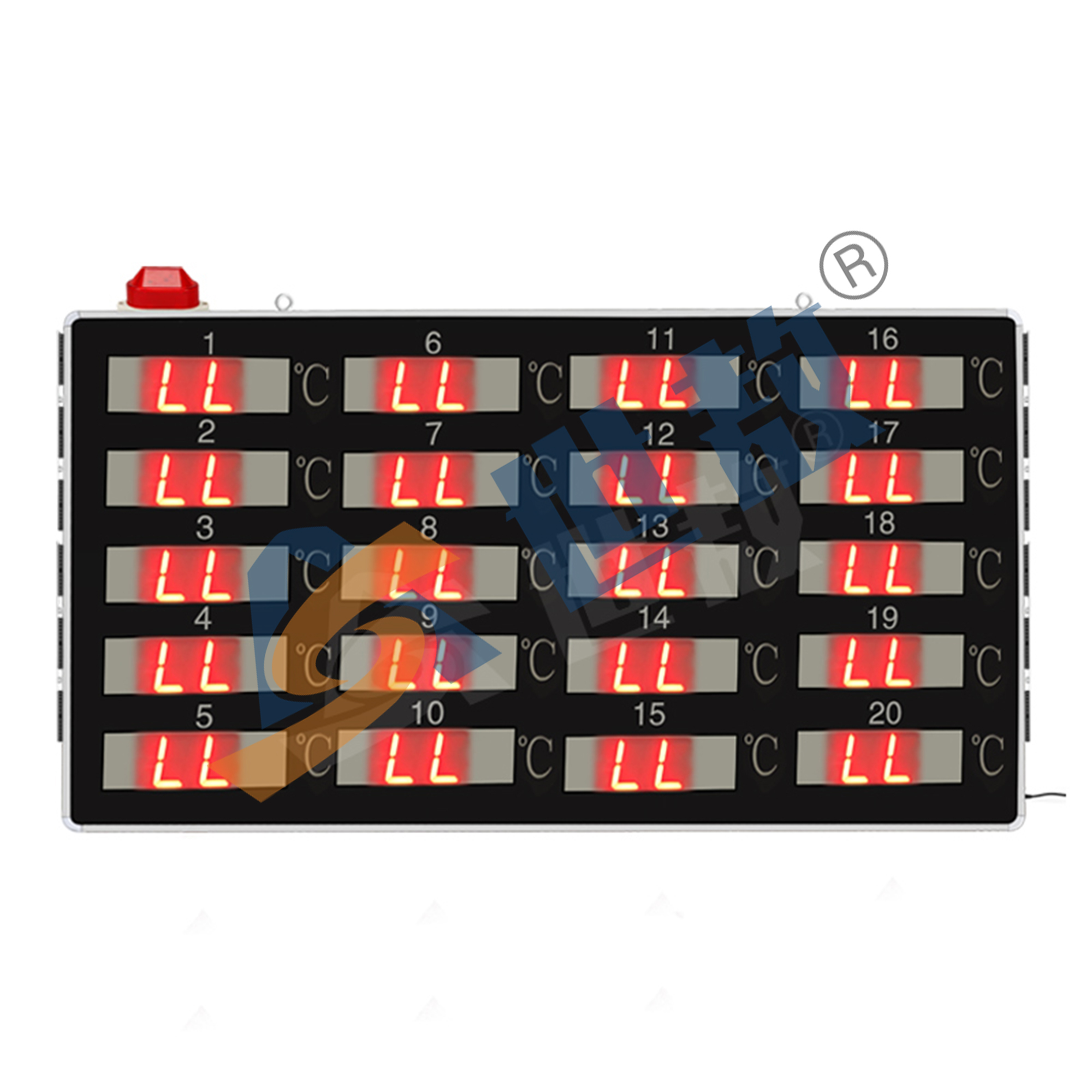 SA-DP03X1SRH20吊挂式LED屏温度显示计