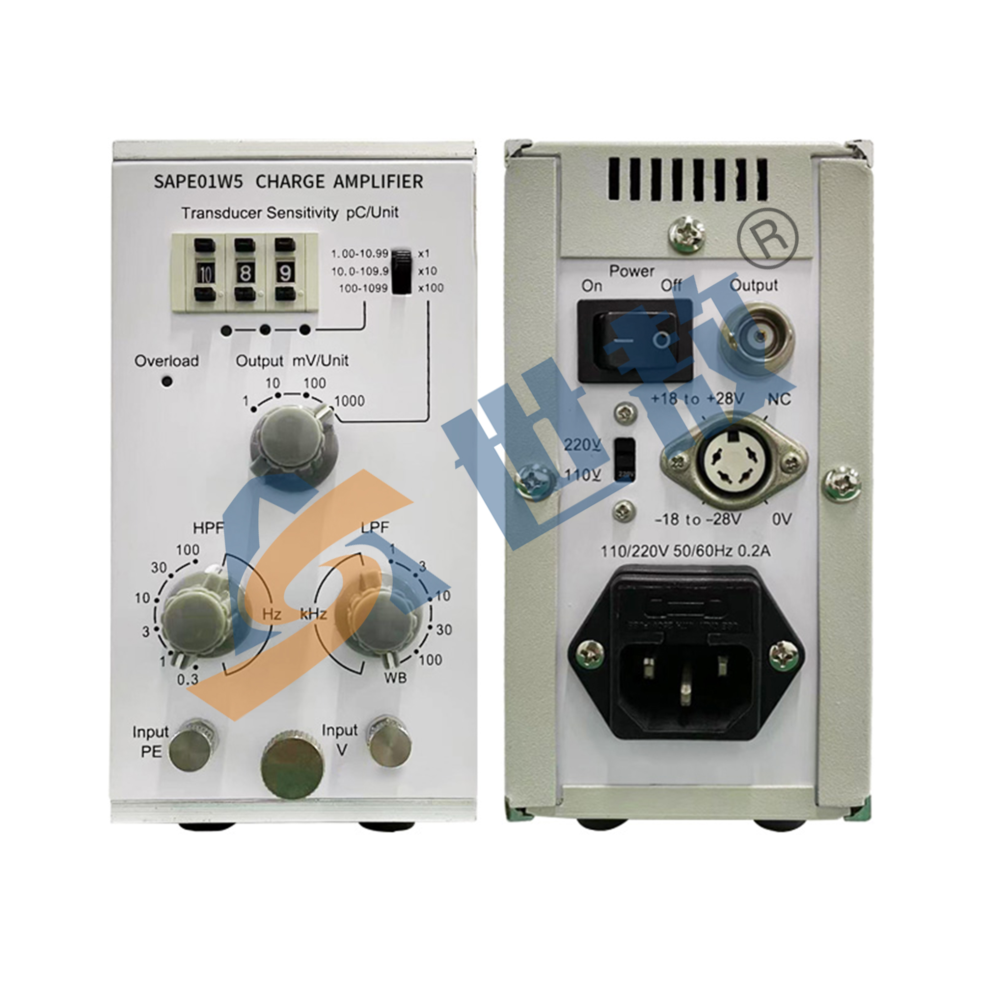 SAPE01W5低噪声宽频率电荷放大器